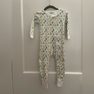 Proper Peony Easter egg printed pajamas. Size 18 months.
